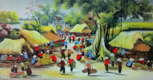 Sài Sơn thiên thị (Chợ trời núi Thầy) - Hồ Xuân Hương